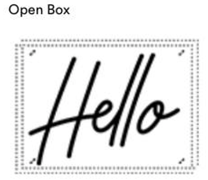 Open Box